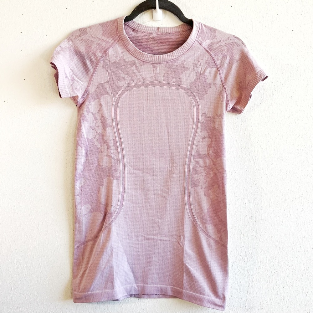 Lululemon Run T Swiftly Tech Short Sleeve Rose Qu… - image 3